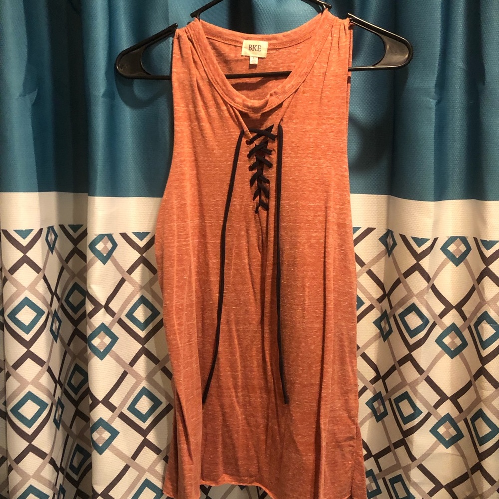 Buckle Lace Up Tank
